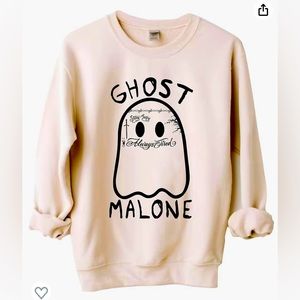 Ghost Malone Sweatshirt Cream 3XL